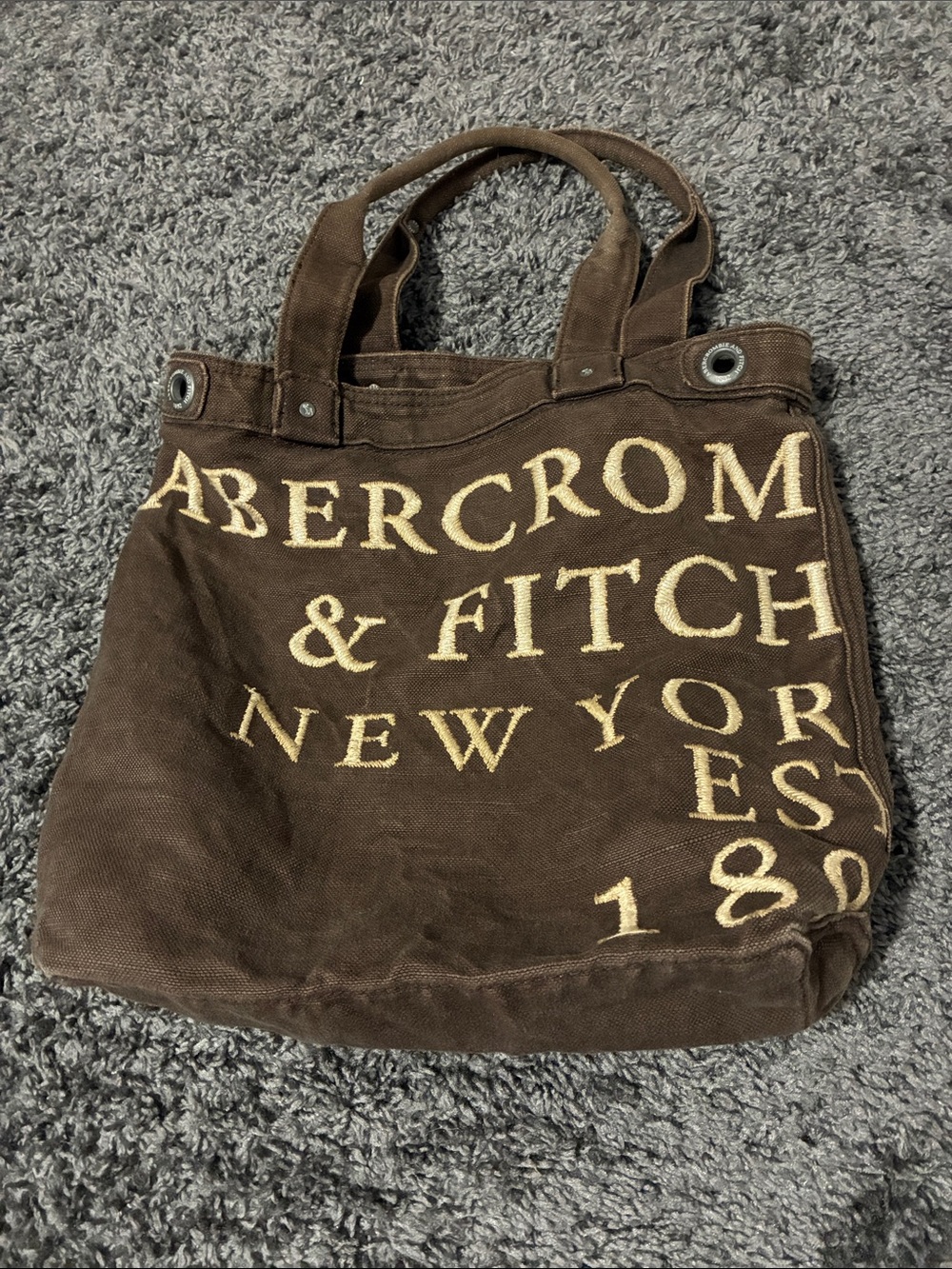 Brown Abercrombie & fitch tote bag